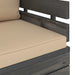 Tuinfauteuil Met Kussens Pallet Grenenhout 1 Beige