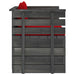 Tuinfauteuil Met Kussens Pallet Grenenhout 1 Rood