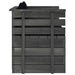 Tuinfauteuil Met Kussens Pallet Grenenhout 1 Zwart