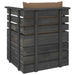 Tuinfauteuil Met Kussens Pallet Grenenhout 1 Taupe