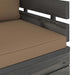 Tuinfauteuil Met Kussens Pallet Grenenhout 1 Taupe