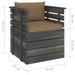 Tuinfauteuil Met Kussens Pallet Grenenhout 1 Taupe