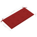 Tuinbank Met Rood Kussen 112 Cm Massief Teakhout