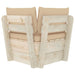 Tuinhoekbank Met Kussens Pallet Geïmpregneerd Vurenhout 1 Beige