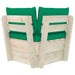 Tuinhoekbank Met Kussens Pallet Geïmpregneerd Vurenhout 1 Groen