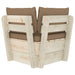Tuinhoekbank Met Kussens Pallet Geïmpregneerd Vurenhout 1 Taupe