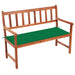 Tuinbank met kussen 120 cm massief acaciahout