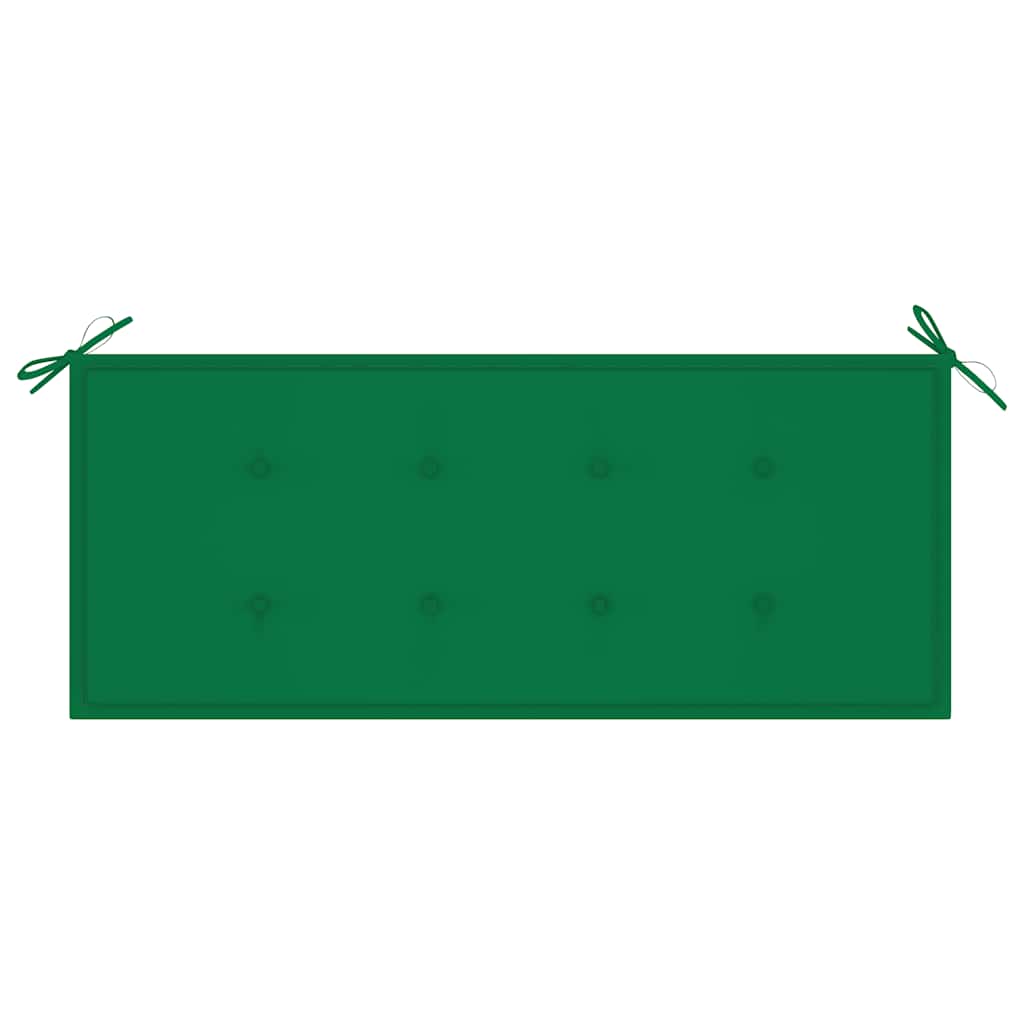 Tuinbank met kussen 120 cm massief acaciahout