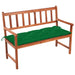 Tuinbank met kussen 120 cm massief acaciahout