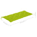 Tuinbank met kussen 120 cm massief acaciahout
