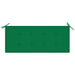 Tuinbank Inklapbaar Met Kussen 118 Cm Bamboe 120 x 50 x 4 cm Groen