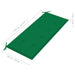Tuinbank Inklapbaar Met Kussen 118 Cm Bamboe 120 x 50 x 4 cm Groen