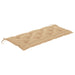 Tuinbank Inklapbaar Met Kussen 118 Cm Bamboe 120 x 50 x 7 cm Beige