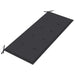 Tuinbank Met Kussen 120 Cm Bamboe 120 x 50 x 4 cm Antraciet
