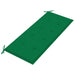 Tuinbank Met Kussen 120 Cm Bamboe 120 x 50 x 4 cm Groen