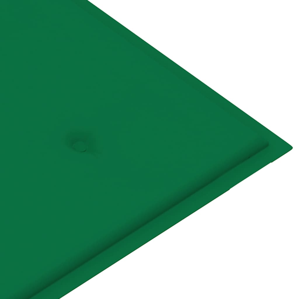 Tuinbank Met Kussen 120 Cm Bamboe 120 x 50 x 4 cm Groen
