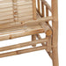 Tuinbank Met Kussen 120 Cm Bamboe 120 x 50 x 4 cm koningsblauw