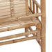 Tuinbank Met Kussen 120 Cm Bamboe 120 x 50 x 7 cm Antraciet