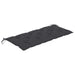 Tuinbank Met Kussen 120 Cm Bamboe 120 x 50 x 7 cm Antraciet
