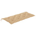 Tuinbank Met Kussen 120 Cm Bamboe 120 x 50 x 7 cm Beige