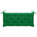 Tuinbank Met Kussen 120 Cm Bamboe 120 x 50 x 7 cm Groen