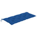 Tuinbank Met Kussen 120 Cm Bamboe 120 x 50 x 7 cm Blauw