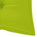 Tuinbank Met Kussen 120 Cm Bamboe 120 x 50 x 7 cm Heldergroen