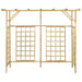 Pergola voor 3 containers geïmpregneerd grenenhout