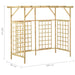 Pergola voor 3 containers geïmpregneerd grenenhout