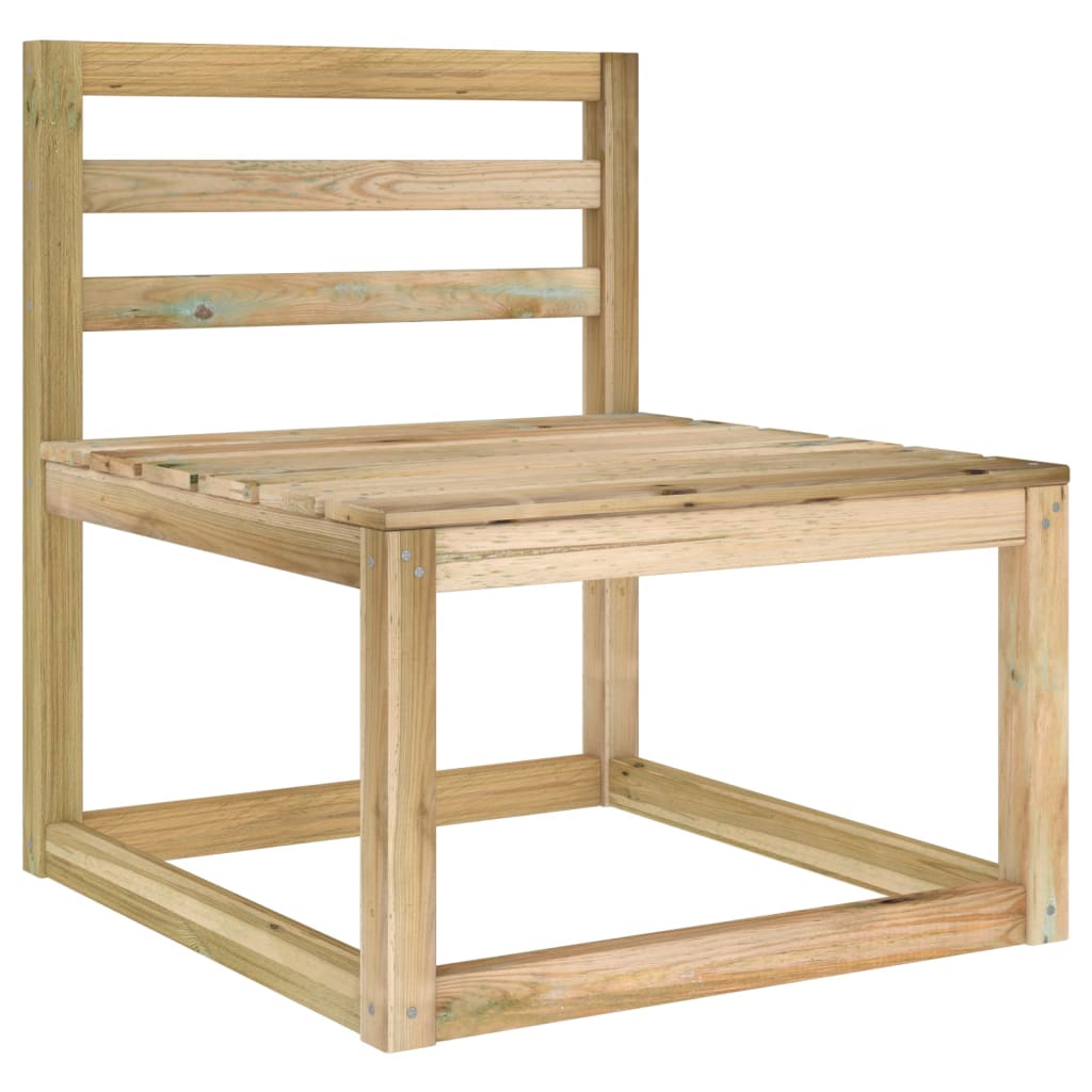 6-Delige Loungeset Met Wijnrode Kussens 1 Wijnrood 4x hoek + midden + Tafel