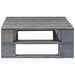 Tuinhocker pallet geïmpregneerd grenenhout grijs