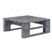 Tuinhocker pallet geïmpregneerd grenenhout grijs