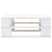 Tuinhocker pallet geïmpregneerd grenenhout wit