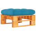 Tuinhocker pallet honingbruin geïmpregneerd grenenhout