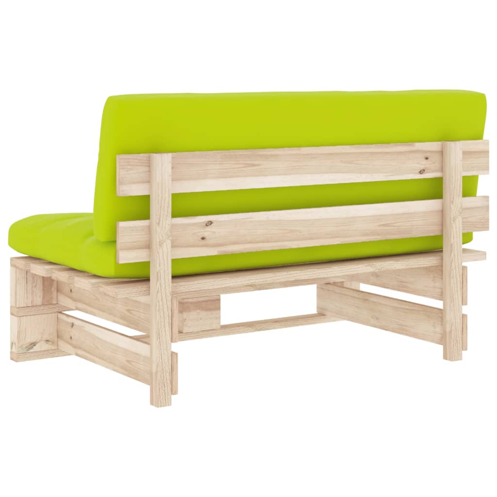Tuinmiddenbank pallet geïmpregneerd grenenhout