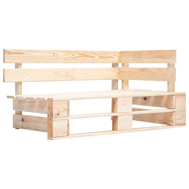 Pallet Met Kussens Geïmpregneerd Grenenhout Taupe Bruin Tweezitsbank