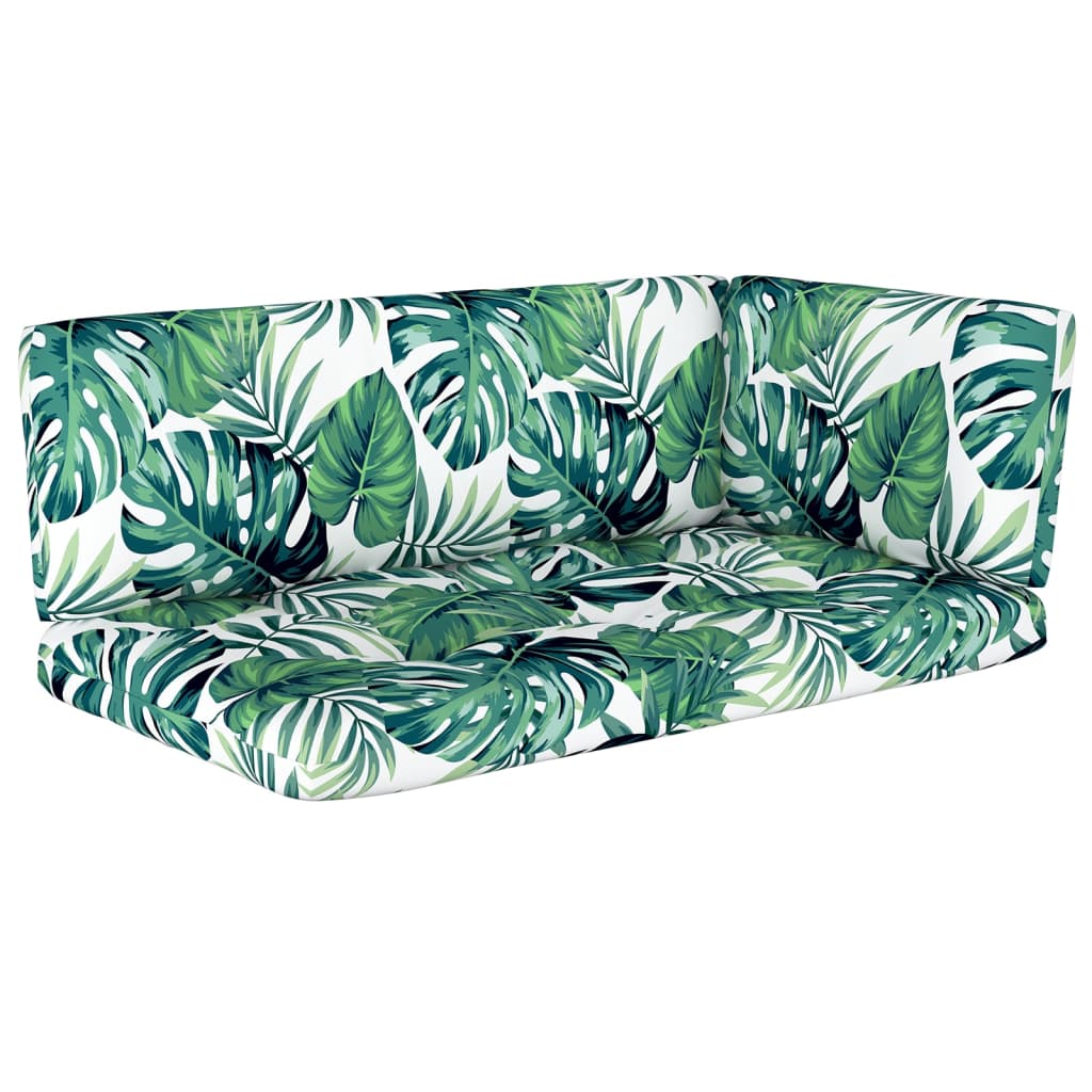 6-Delige Loungeset Pallet Met Kussens Geïmpregneerd Grenenhout Bladpatroon 1 Bruin