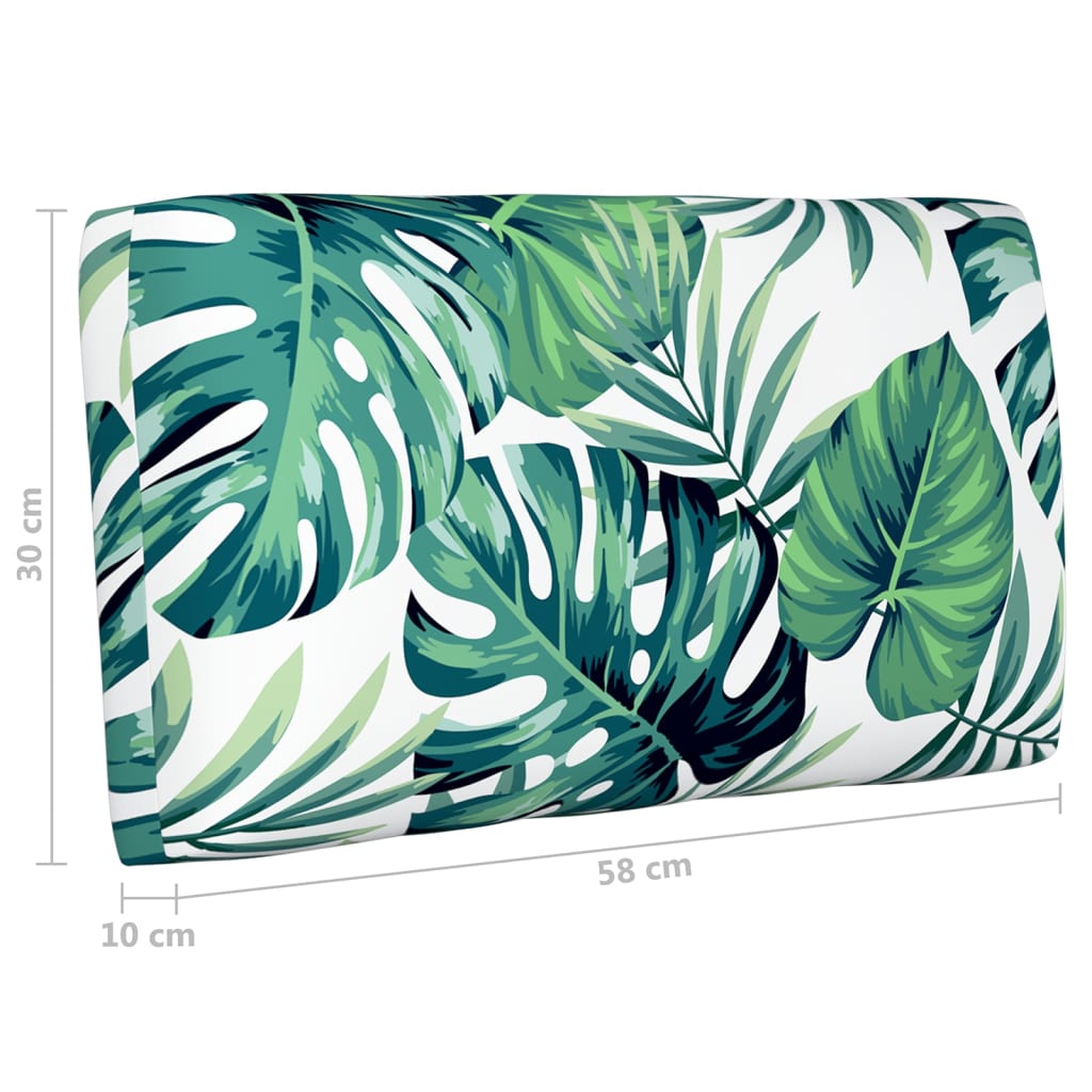 6-Delige Loungeset Pallet Met Kussens Geïmpregneerd Grenenhout Bladpatroon 1 Bruin