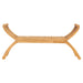 Tuinbank 126 cm massief teakhout