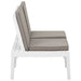 Loungebank Met Kussen Kunststof Wit 1