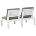 Loungebank Met Kussen Kunststof Wit 1