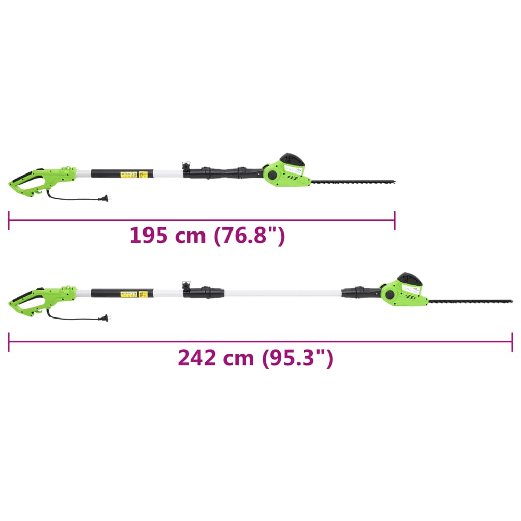 Heggenschaar elektrisch telescopisch 41 cm 550 W