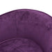 Hondenbank 69x49x40 cm pluche bordeauxrood