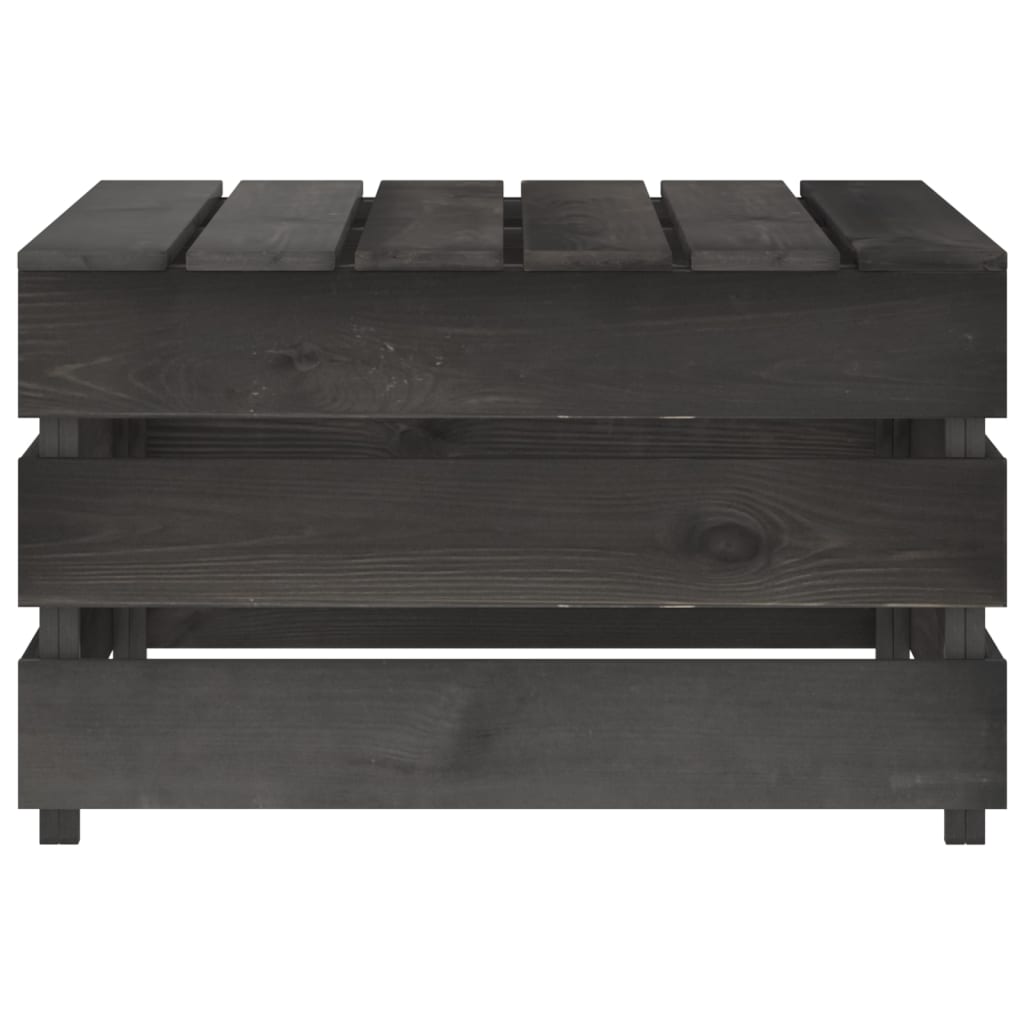 Tuintafel Pallet Geïmpregneerd Grenenhout 1 Grijs