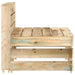Tuinmiddenbank Pallet Geïmpregneerd Grenenhout 1 Bruin