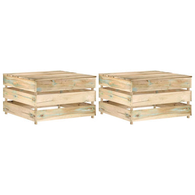 Tuintafels 2 St Pallet Geïmpregneerd Grenenhout 1 Bruin Tafel (2 st)