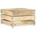 Tuintafels 2 St Pallet Geïmpregneerd Grenenhout 1 Bruin Tafel (2 st)