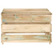 Tuintafels 2 St Pallet Geïmpregneerd Grenenhout 1 Bruin Tafel (2 st)