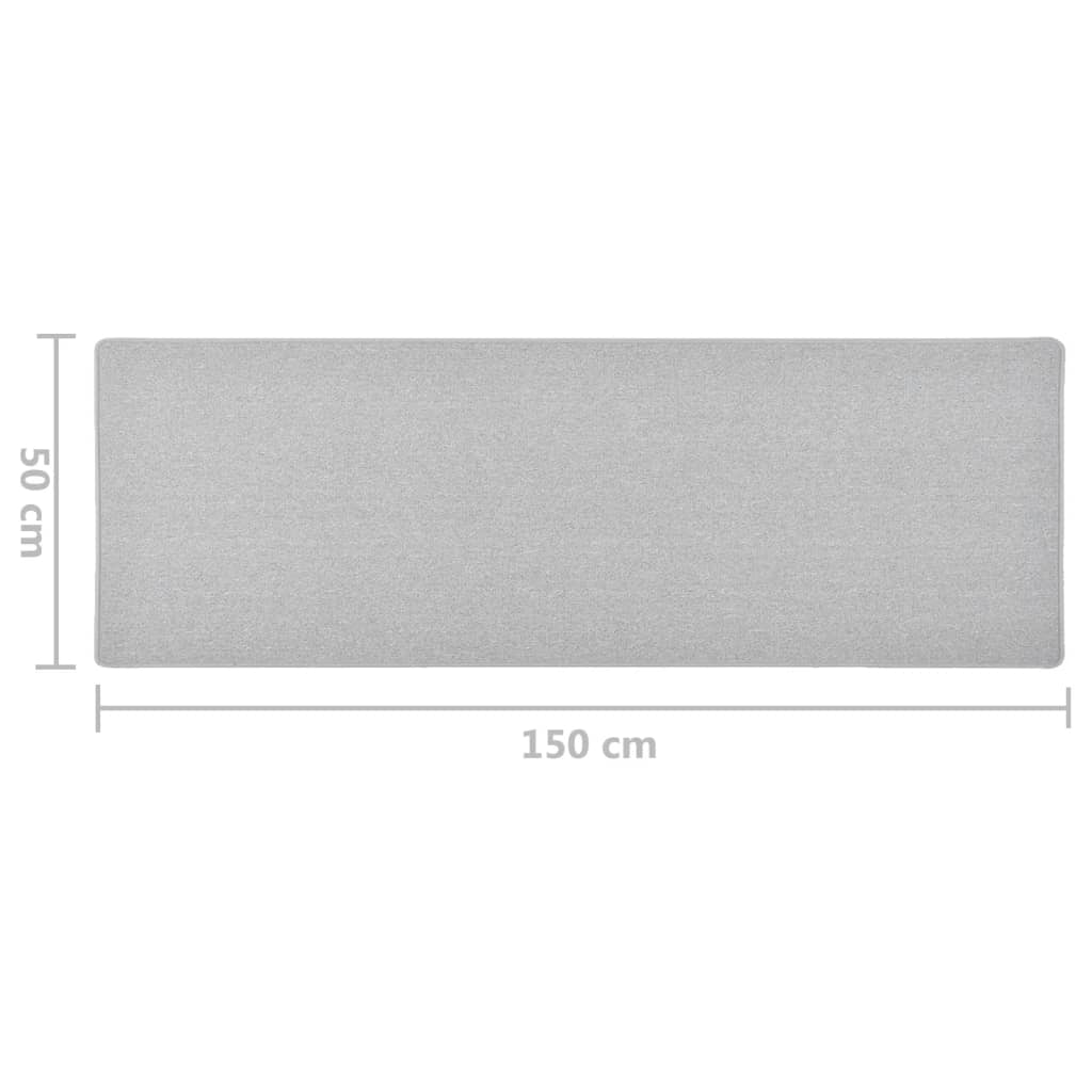 Tapijtloper 50x150 cm lichtgrijs