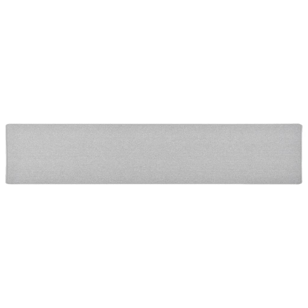 Tapijtloper 50x250 cm lichtgrijs